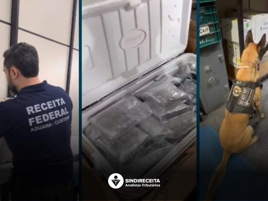 Aduana: Analistas-Tributários atuam na apreensão de 152 kg de haxixe em Viracopos